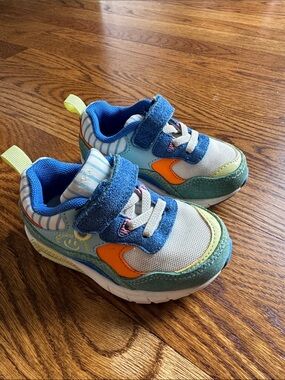Next Toddler Multicolor Sneakers - Blue, Orange & Green
